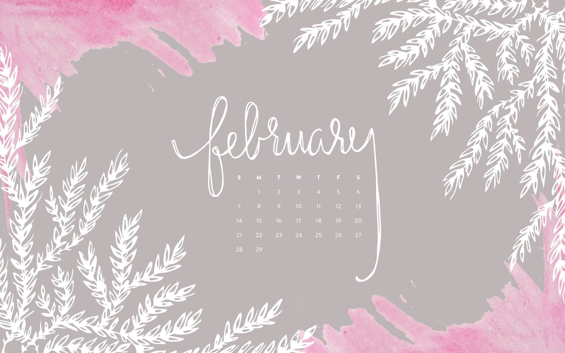 February 2018 Calendar Desktop , HD Wallpaper & Backgrounds