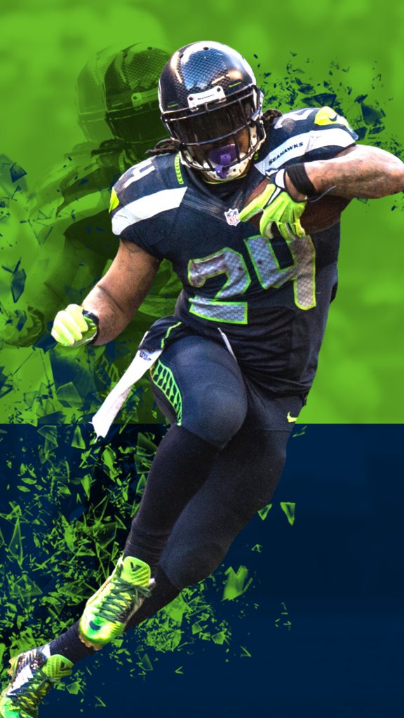 Cool Marshawn Lynch Wallpaper Pic Hwb443232 - Seattle Seahawks Wallpaper Iphone , HD Wallpaper & Backgrounds