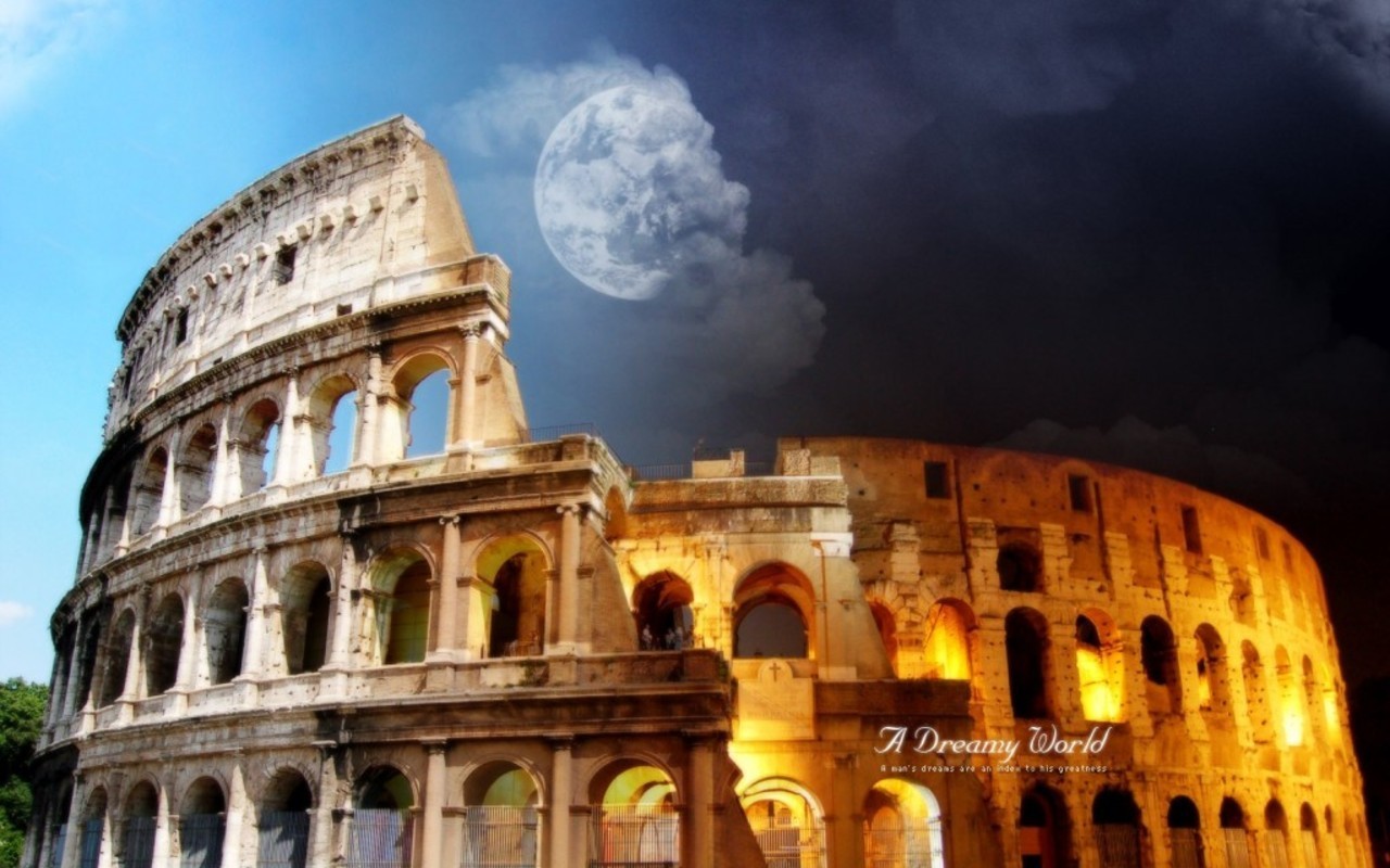 Ancient Architecture - Colosseum , HD Wallpaper & Backgrounds