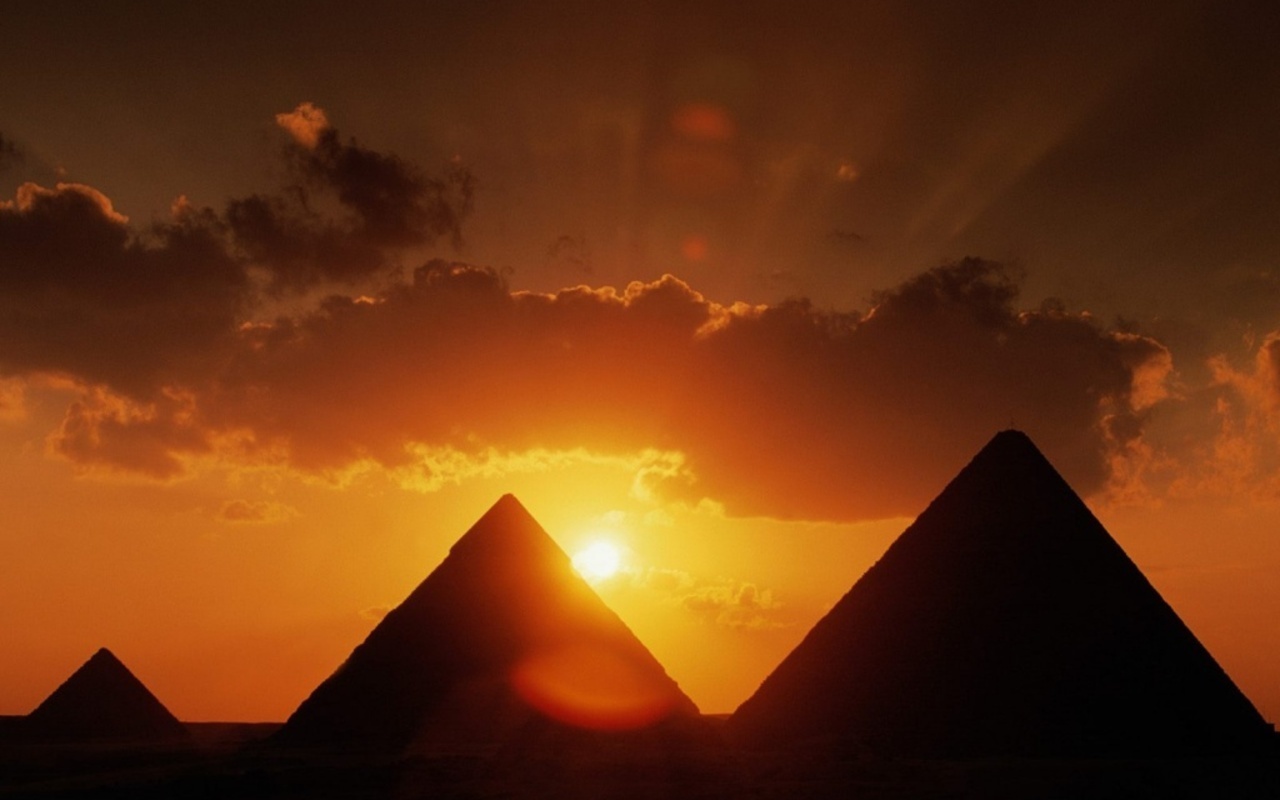 Ancient Architecture - Nile River At Sunset , HD Wallpaper & Backgrounds