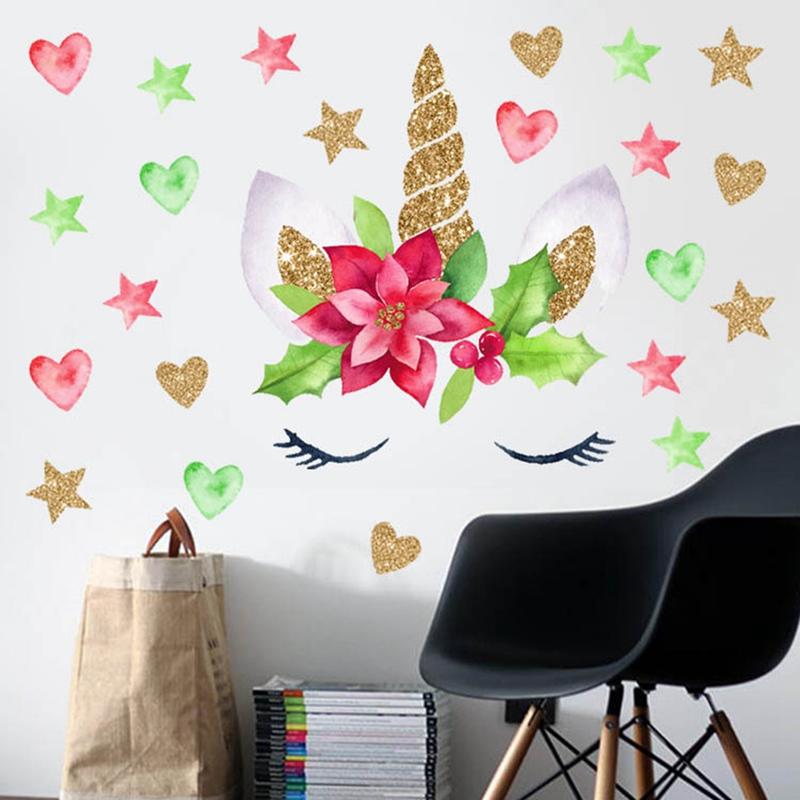 Christmas Unicorn , HD Wallpaper & Backgrounds