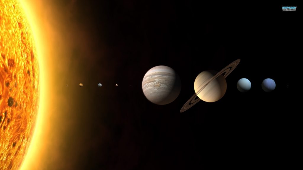 Sun And Eight Planets , HD Wallpaper & Backgrounds