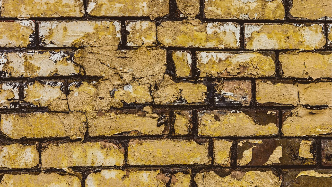 Wallpaper Wall, Brick, Peeling, Paint, Stains - Brick , HD Wallpaper & Backgrounds