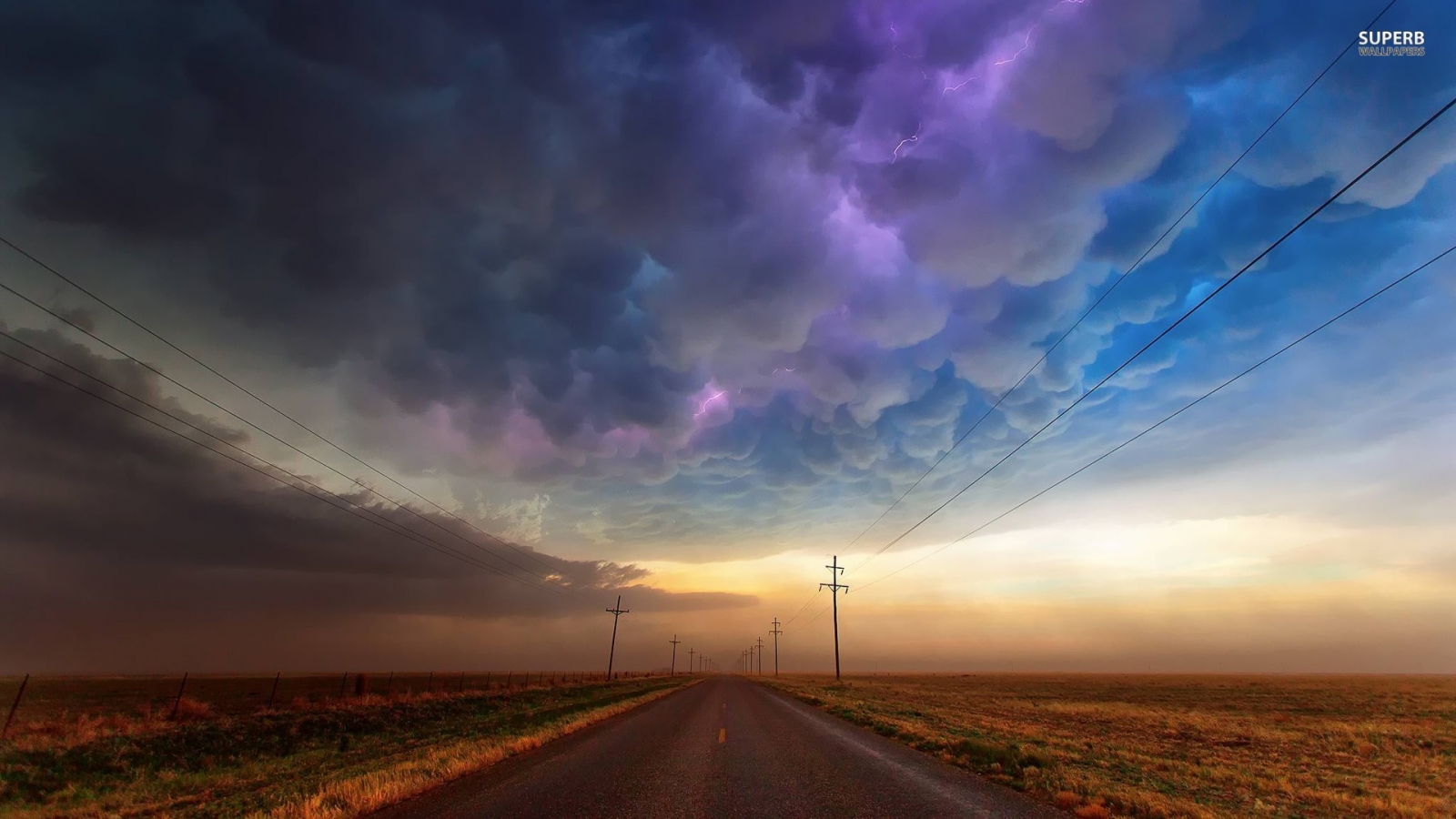 Mac Storm Wallpapers At Superb Wallpapers - Lonely Road Background Hd , HD Wallpaper & Backgrounds