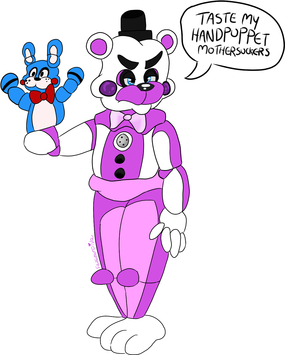 Funtime Freddy Wallpaper - Cute Sister Location Fnaf , HD Wallpaper & Backgrounds