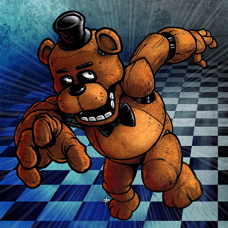 Five Nights At Freddy S Wallpaper - Freddy Fazbear Five Nights At Freddy's Bear , HD Wallpaper & Backgrounds
