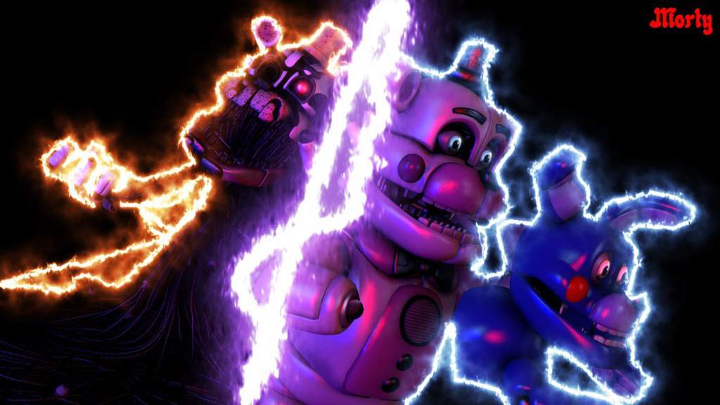 Funtime Freddy And Molten Freddy Wallpaper 4k Five - Funtime Freddy And Molten Freddy , HD Wallpaper & Backgrounds