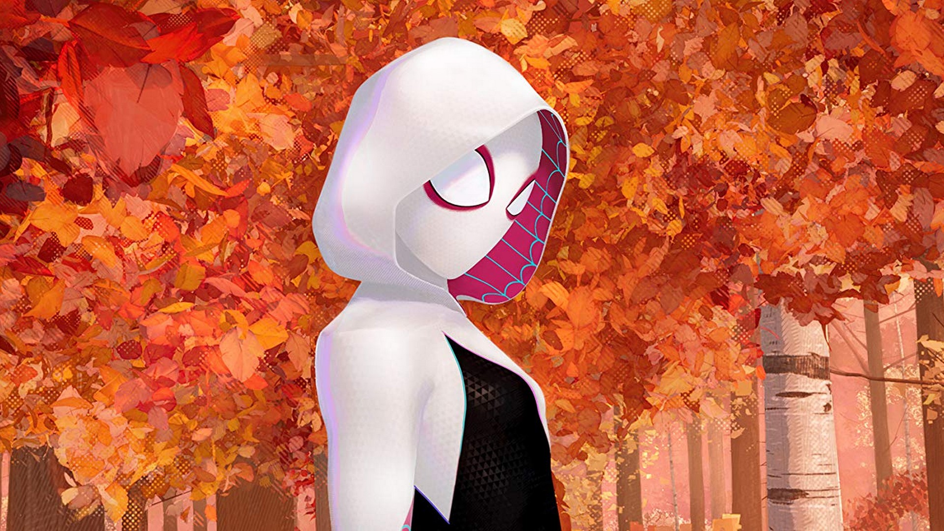 Spider Man Into The Spider Verse Wallpaper With Resolution - Spider Man Into The Spider Verse Gwen Stacy , HD Wallpaper & Backgrounds