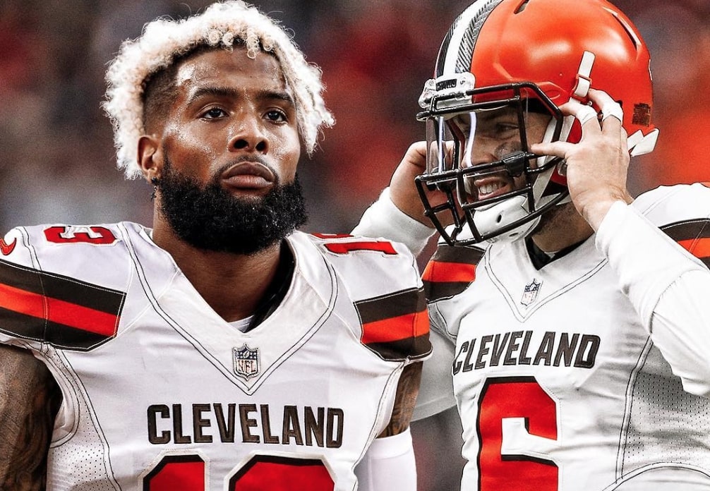 Cavs Players Clown On Odell Beckham Jrs Move To Cleveland - Cleveland Browns Odell Beckham , HD Wallpaper & Backgrounds