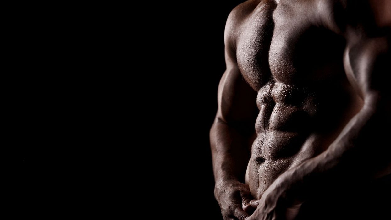 Man Body Torso Muscles Cubes Wet Sexy Wallpaper - Six Pack Abs Hd , HD Wallpaper & Backgrounds
