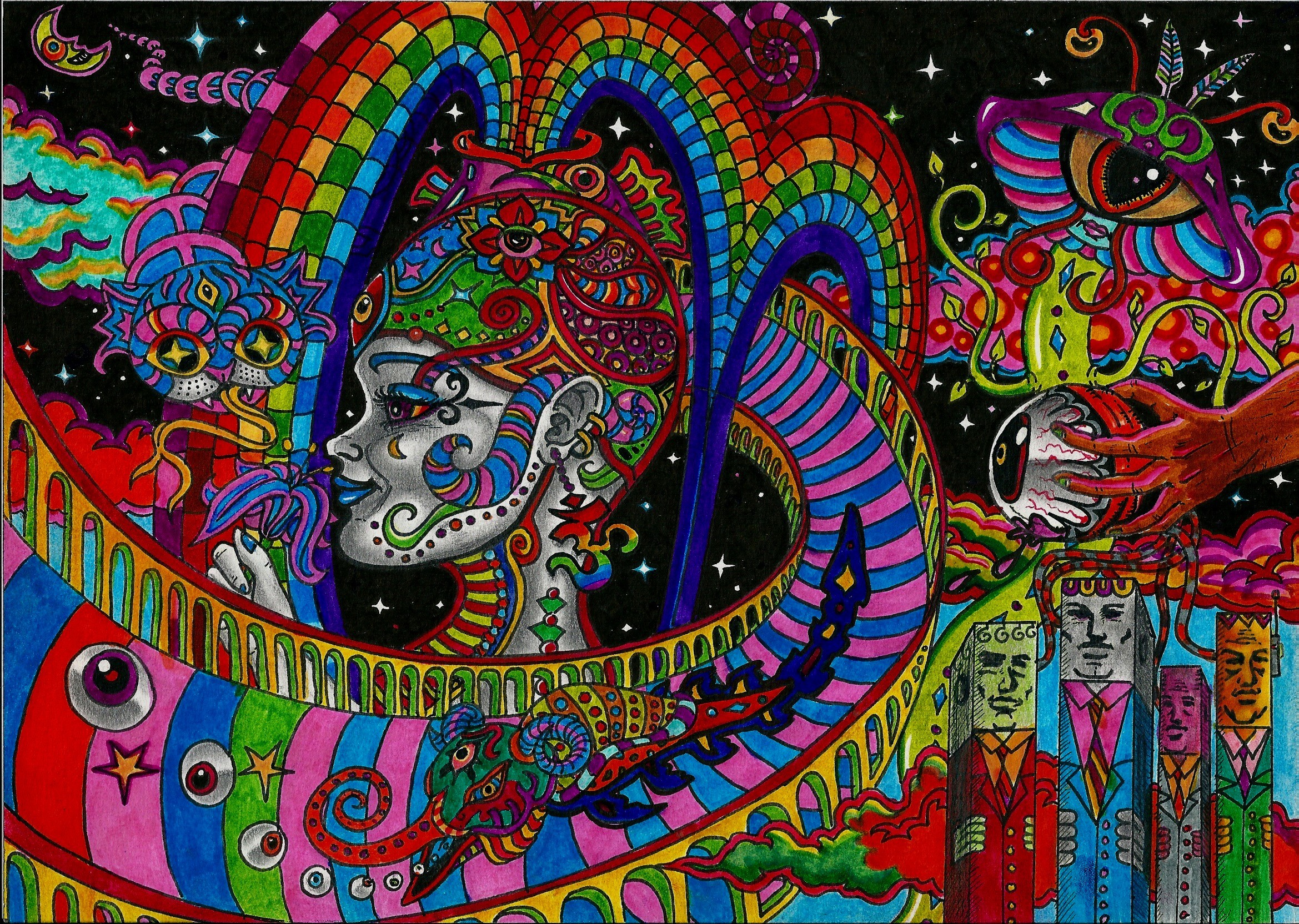 Acid Trip Wallpaper Hd 1 Hd Wallpapers Desktop Images - Psychedelic Trippy , HD Wallpaper & Backgrounds