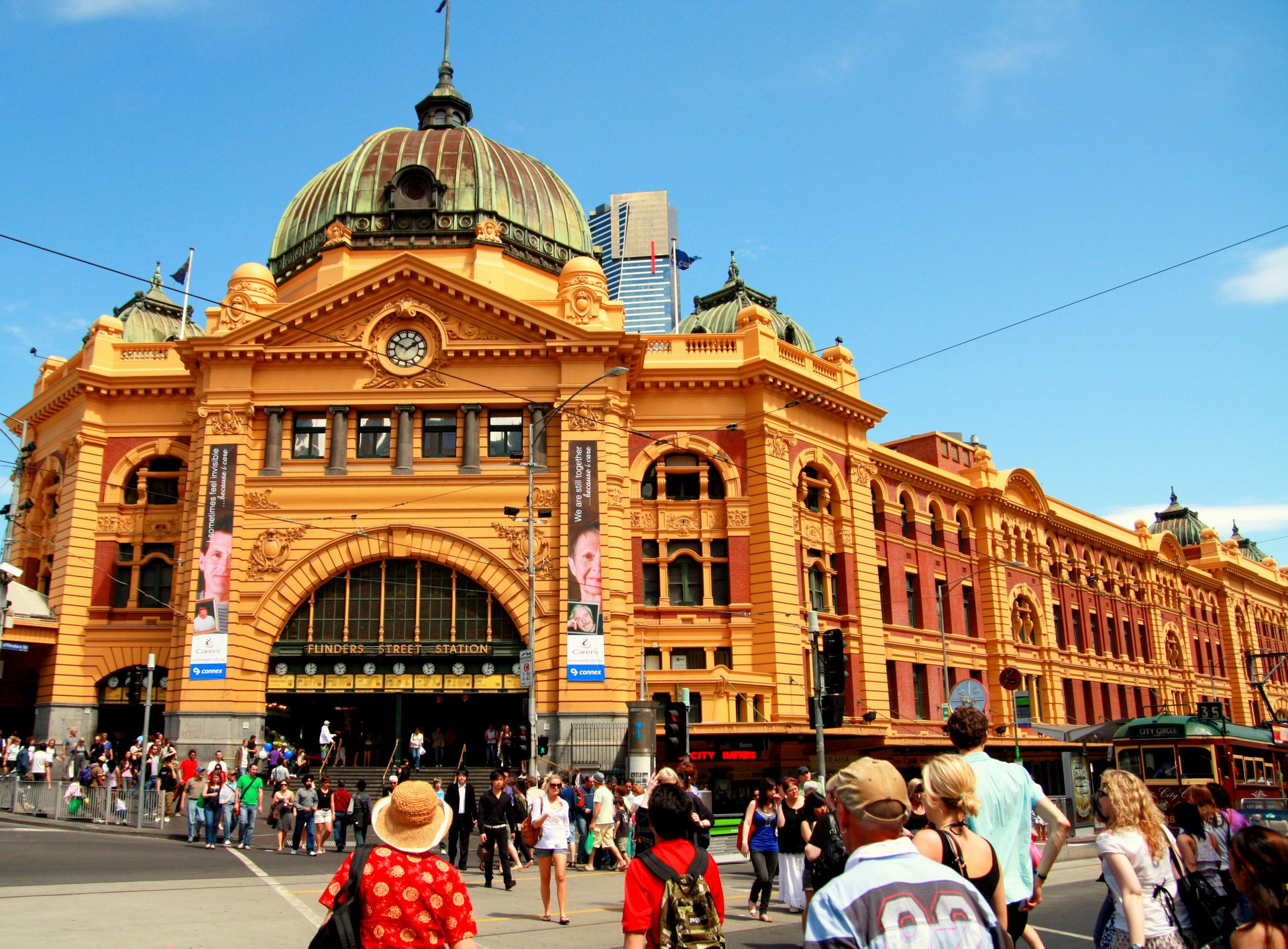 Melbourne Wallpaper 11 - Flinders Street Railway Station , HD Wallpaper & Backgrounds
