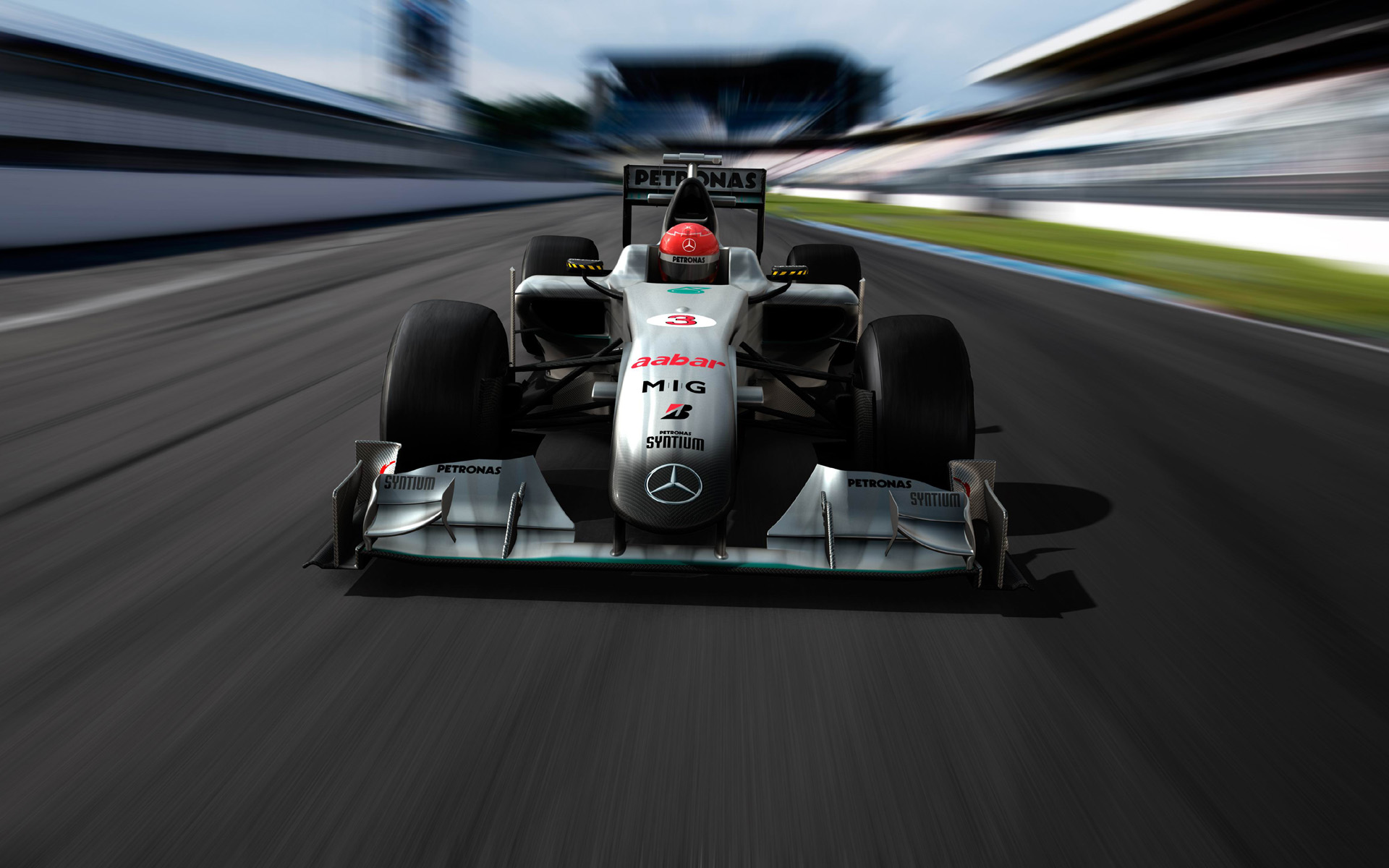 Cool Formula 1 Wallpaper - Michael Schumacher Mercedes Car , HD Wallpaper & Backgrounds