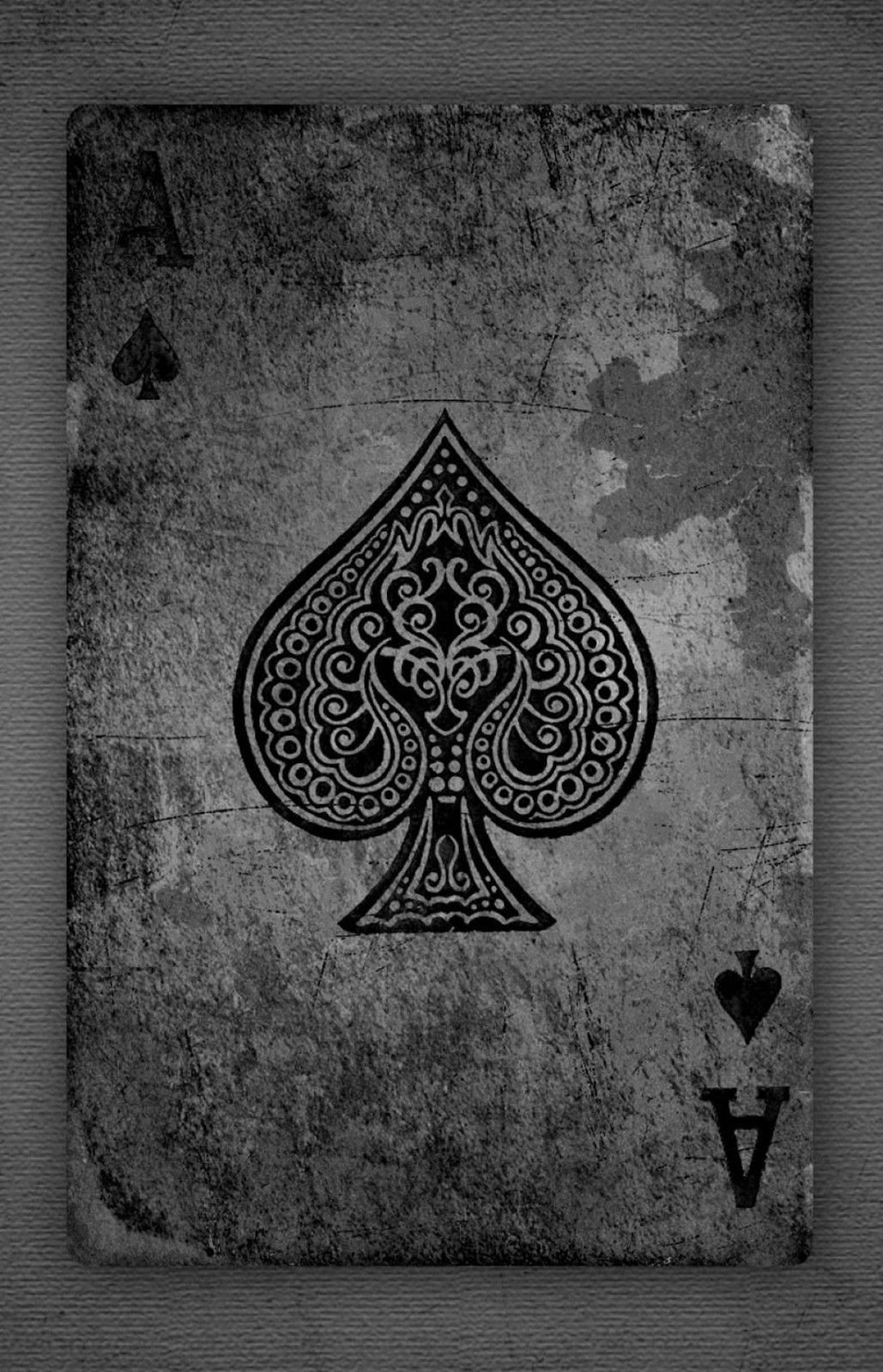 Poker Cards Wallpaper - Ace Of Spades Black , HD Wallpaper & Backgrounds