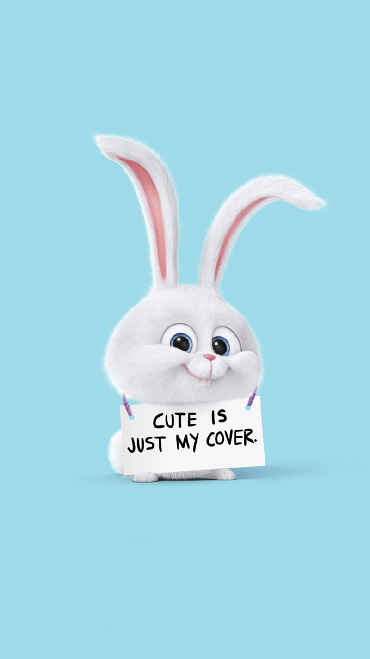 The Most Popular Wallpapers Of 3utools In This Week - Cute Bunny From Secret Life Of Pets , HD Wallpaper & Backgrounds