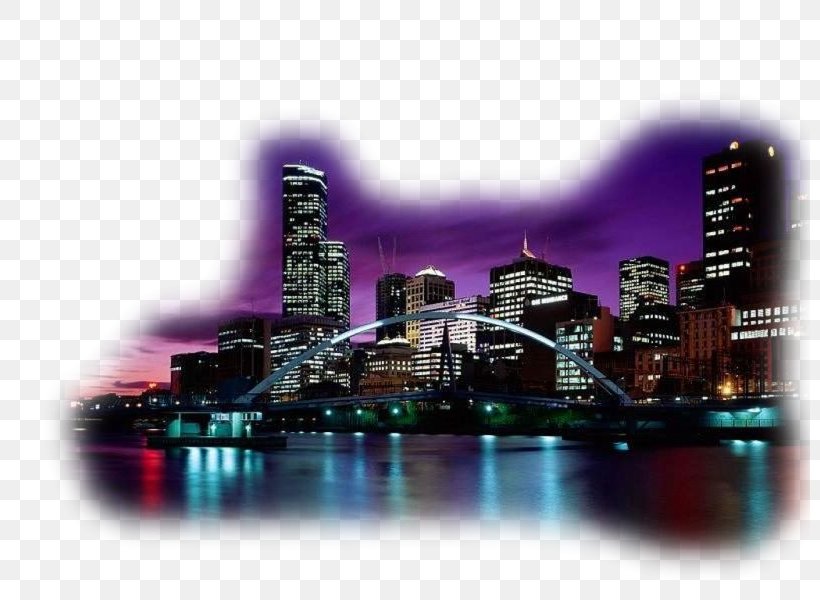 Melbourne City At Night , HD Wallpaper & Backgrounds
