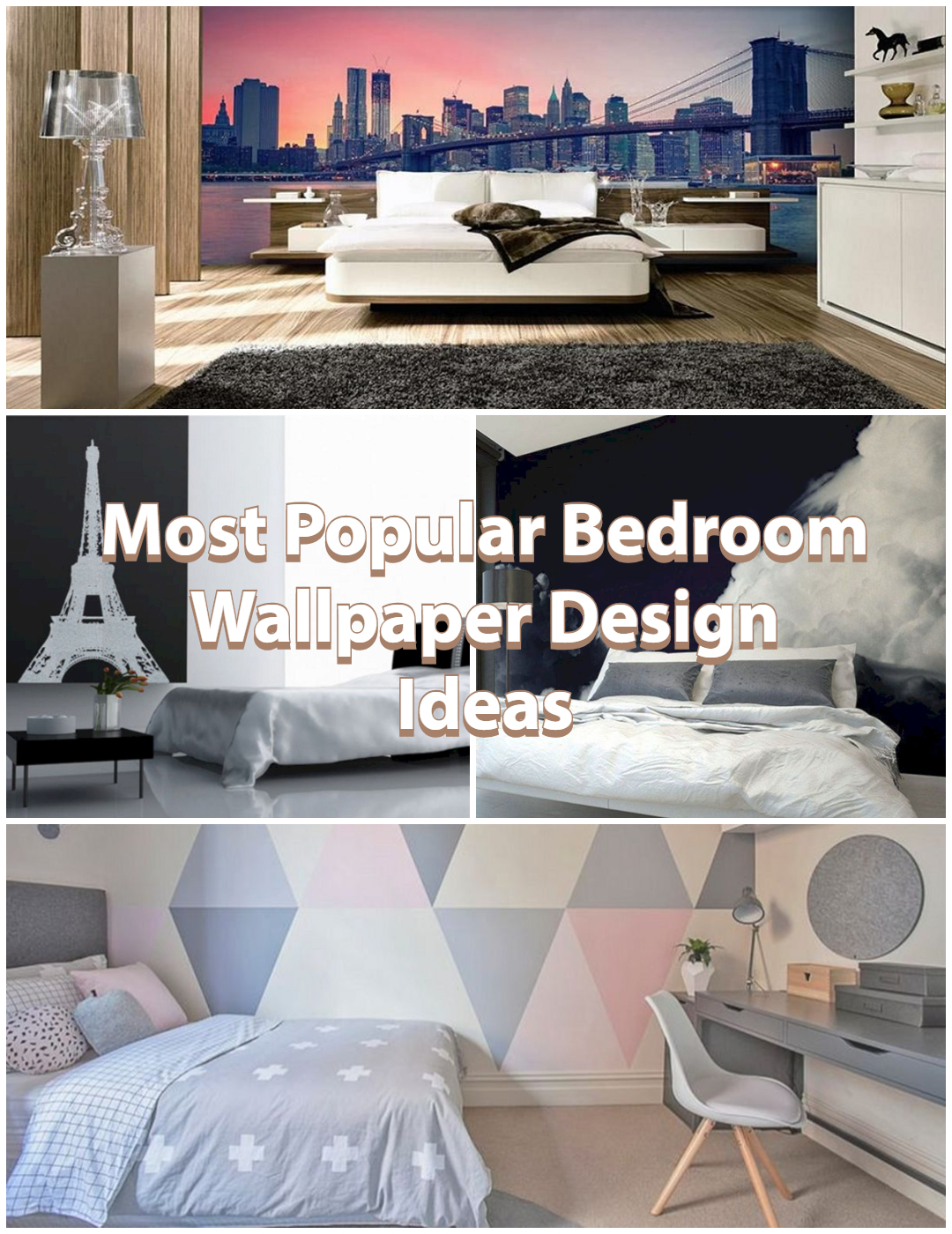 Bedroom Wallpaper Design - Paris Themed Bedrooms , HD Wallpaper & Backgrounds