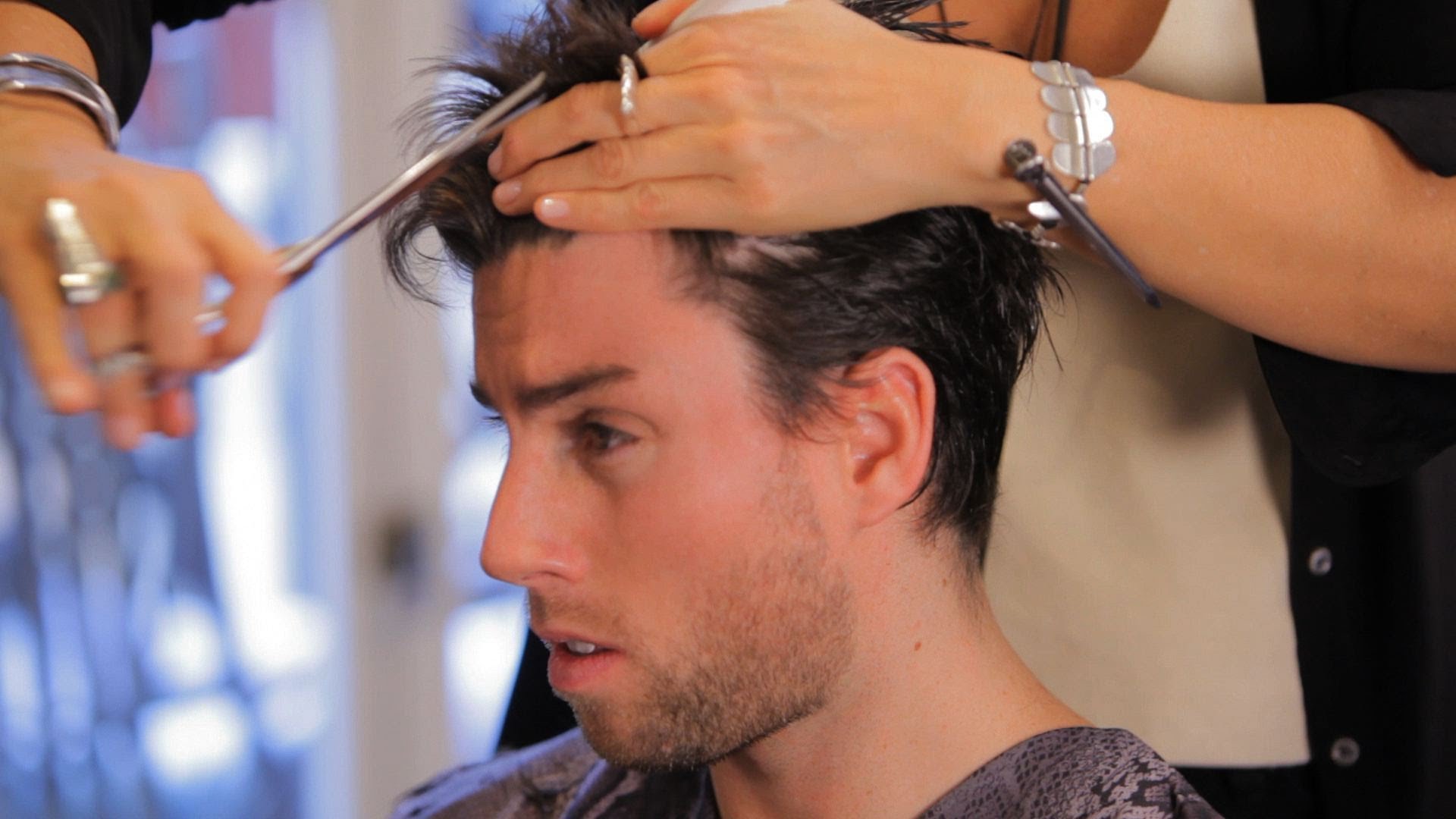 Hairdresser, Haircut - Hair Style Man Video , HD Wallpaper & Backgrounds