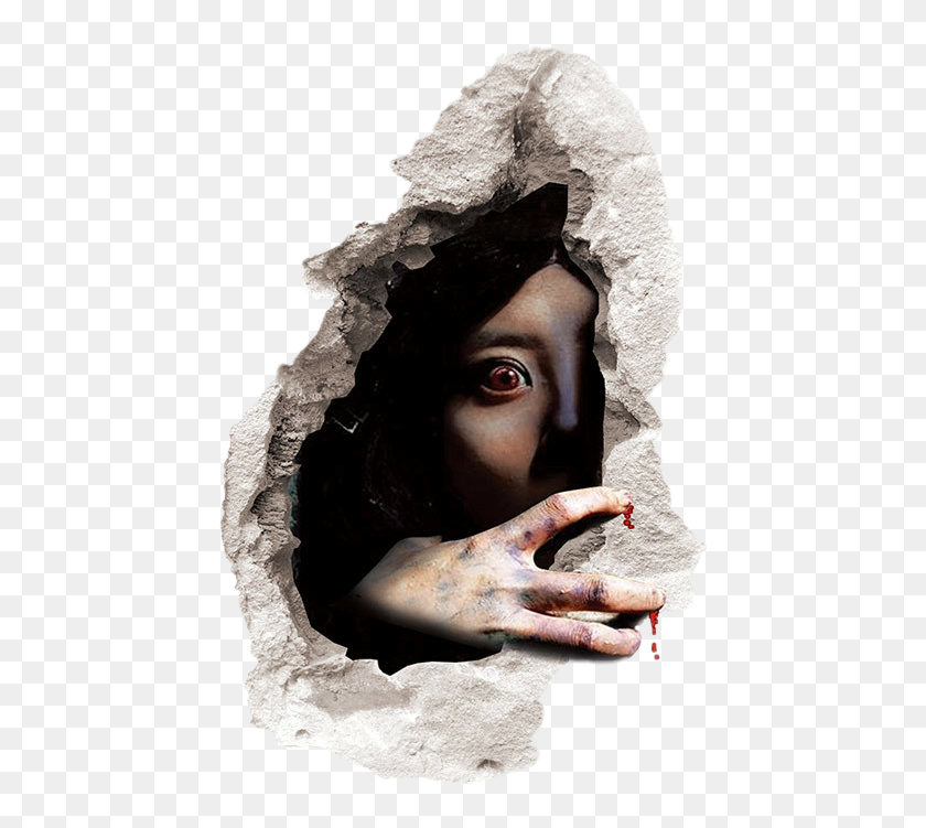 Ghost Wallpaper 3d Girl, Hd Png Download - Stickers Wall Halloween , HD Wallpaper & Backgrounds