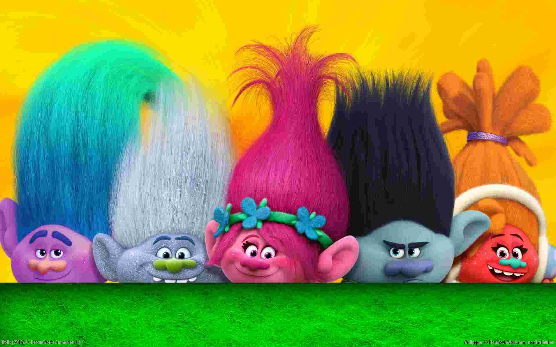 Trolls Movie Wallpapers The Best 80 Images In 2018 , HD Wallpaper & Backgrounds