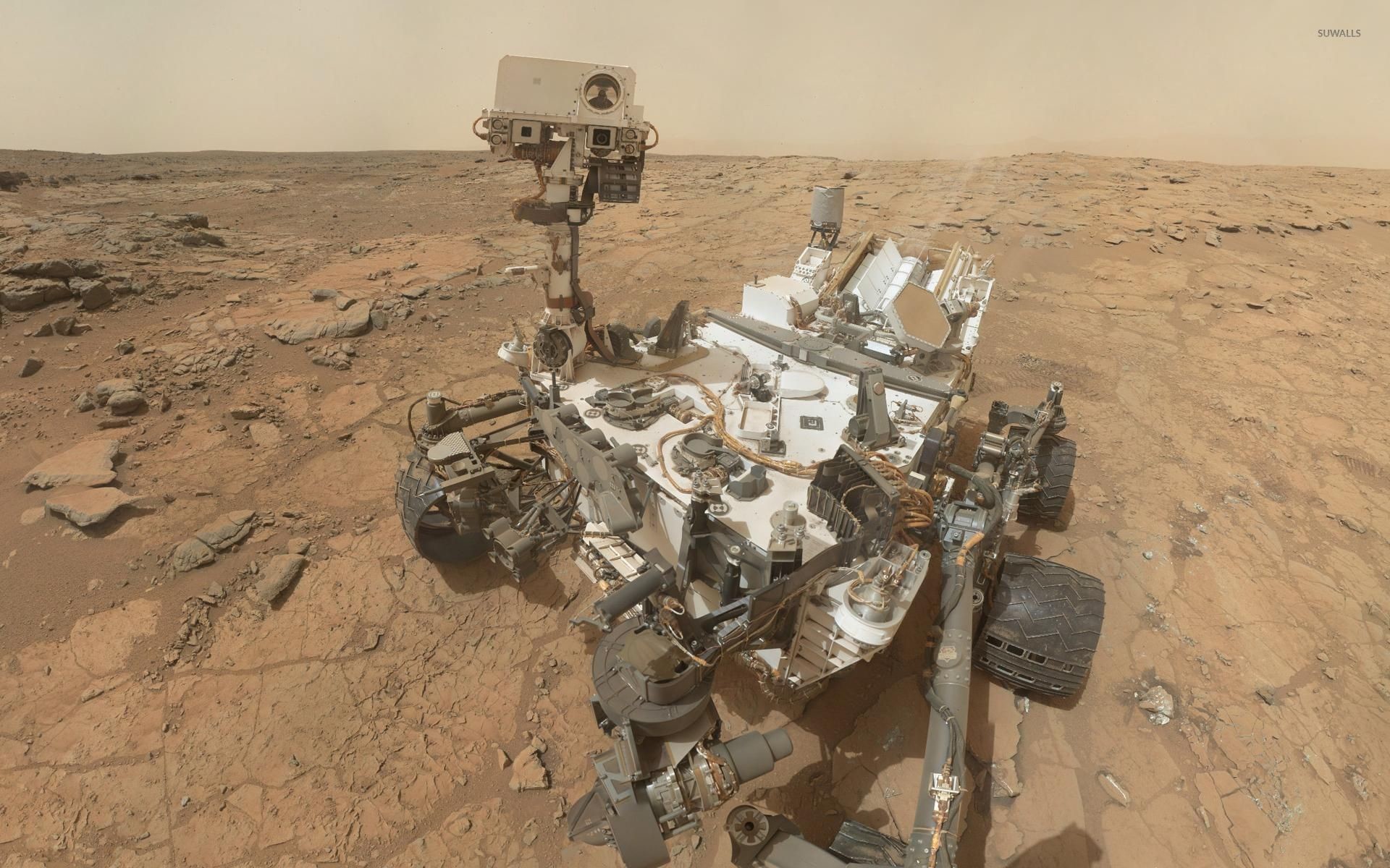1920x1200, Curiosity On Mars Wallpaper 
 Data Id 
 - Mars Curiosity Rover , HD Wallpaper & Backgrounds
