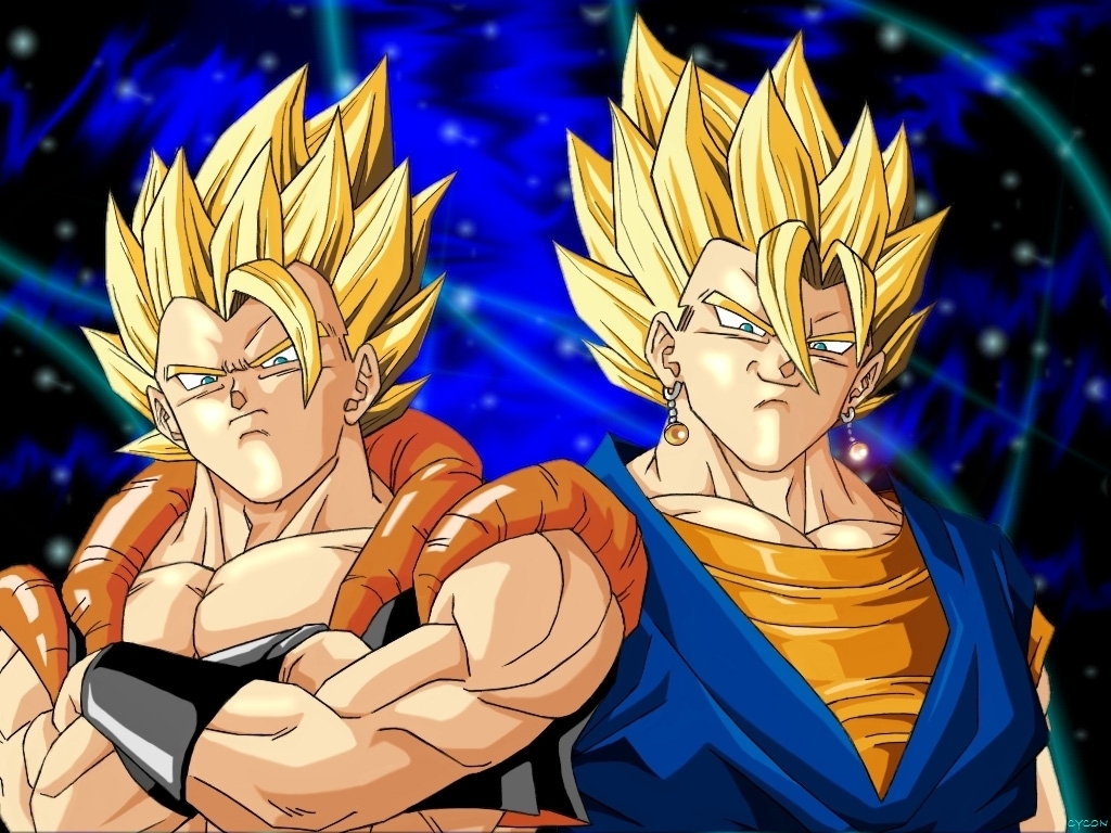 Gogeta And Super Vegito Wallpaper - Dragon Ball Z Gogeta Y Vegito , HD Wallpaper & Backgrounds