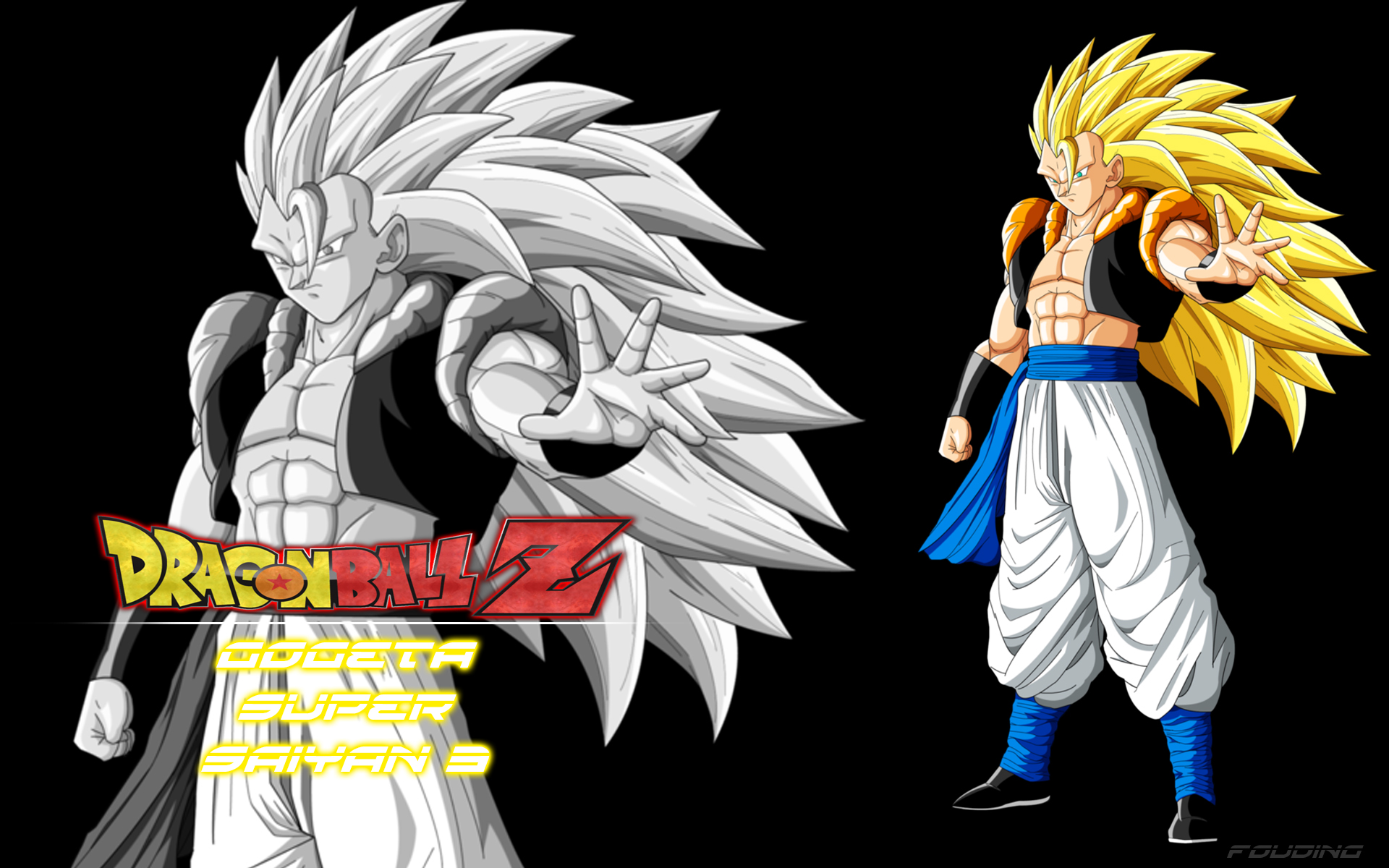 Gogeta - Dragon Ball Characters Png , HD Wallpaper & Backgrounds