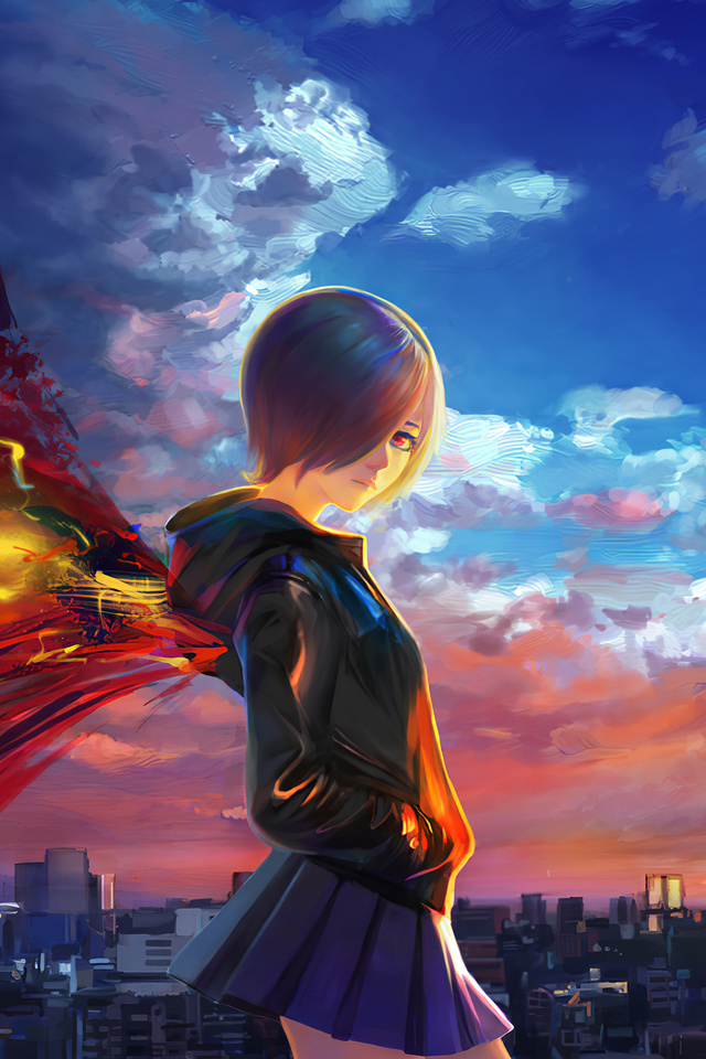 Iphone Tokyo Ghoul Touka , HD Wallpaper & Backgrounds