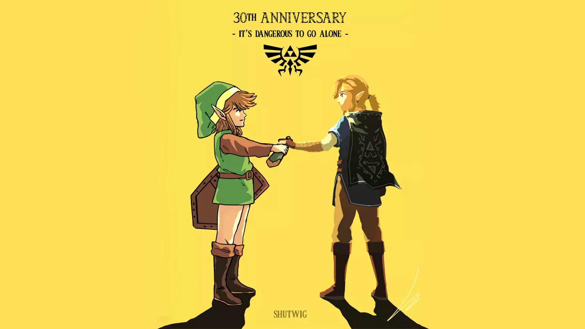 Zelda 30th Anniversary Wallpaper - Legend Of Zelda , HD Wallpaper & Backgrounds