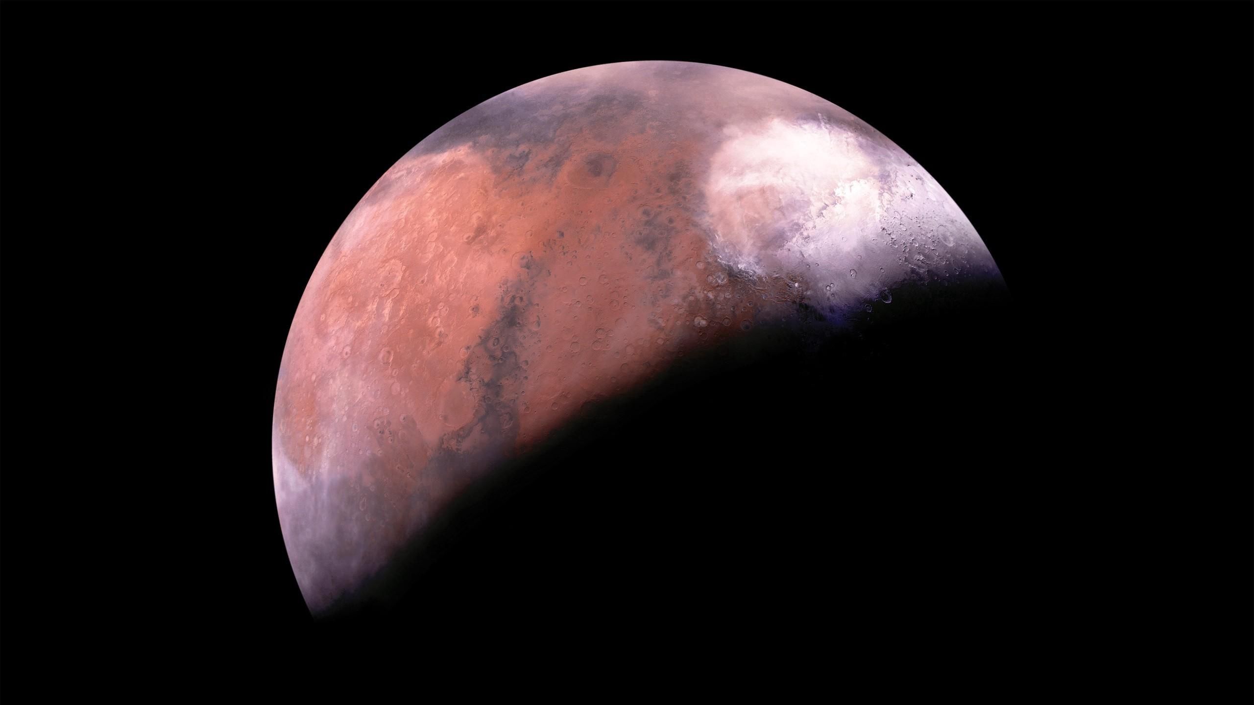 Wallpaper Mars, Planet, Shadow, Space - Mars , HD Wallpaper & Backgrounds
