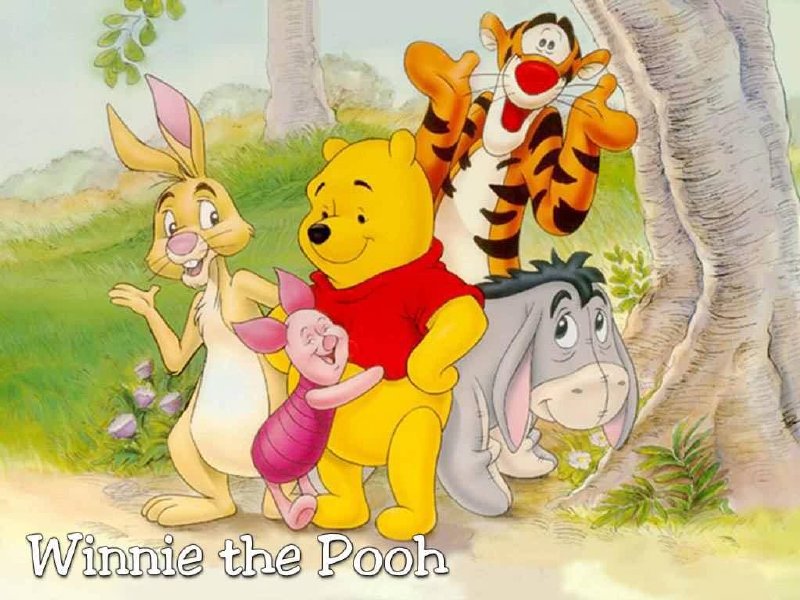 Winnie The Pooh With All His Friends , HD Wallpaper & Backgrounds