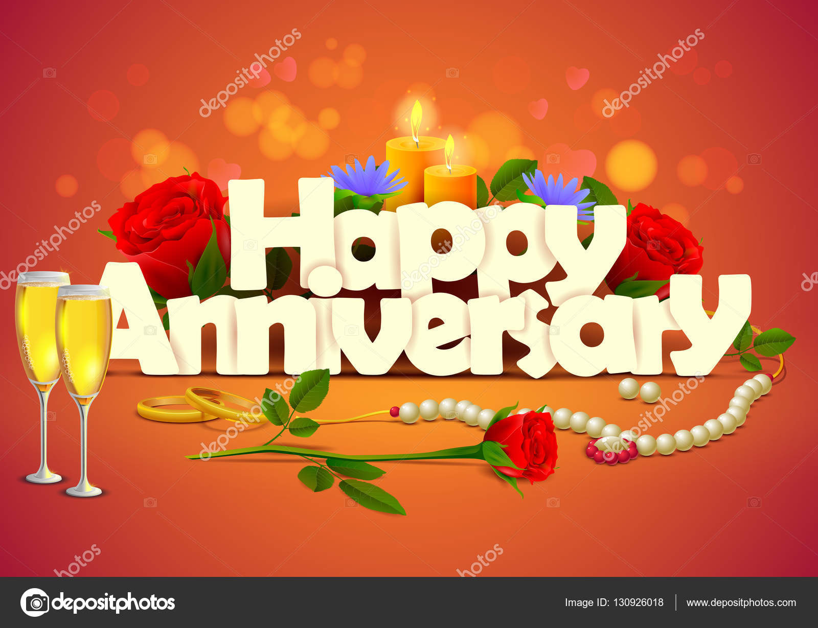 Happy Anniversary Wallpaper Background Stock Vector - Anniversary Wallpaper Background , HD Wallpaper & Backgrounds