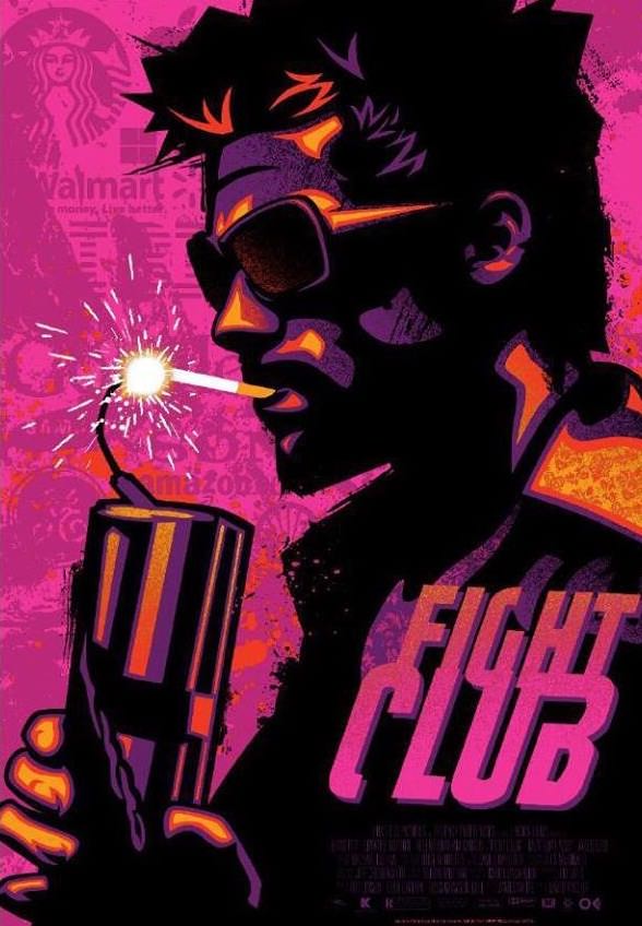 Fight Club Art Poster , HD Wallpaper & Backgrounds