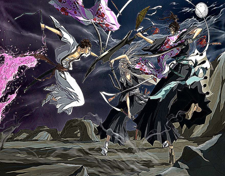 Bleach Wallpaper Desktop Anime Wallpaper Amp Pictures - Anime Fight Wallpaper Hd , HD Wallpaper & Backgrounds
