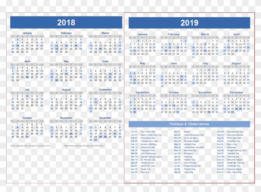 Free Png Download 2018 2019 Calendar Png Wallpaper - Calendar , HD Wallpaper & Backgrounds