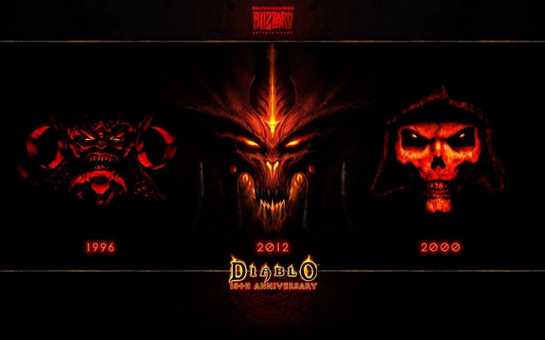 Diablo Blizzard Entertainment Diablo Iii Anniversary - Dark Diablo , HD Wallpaper & Backgrounds
