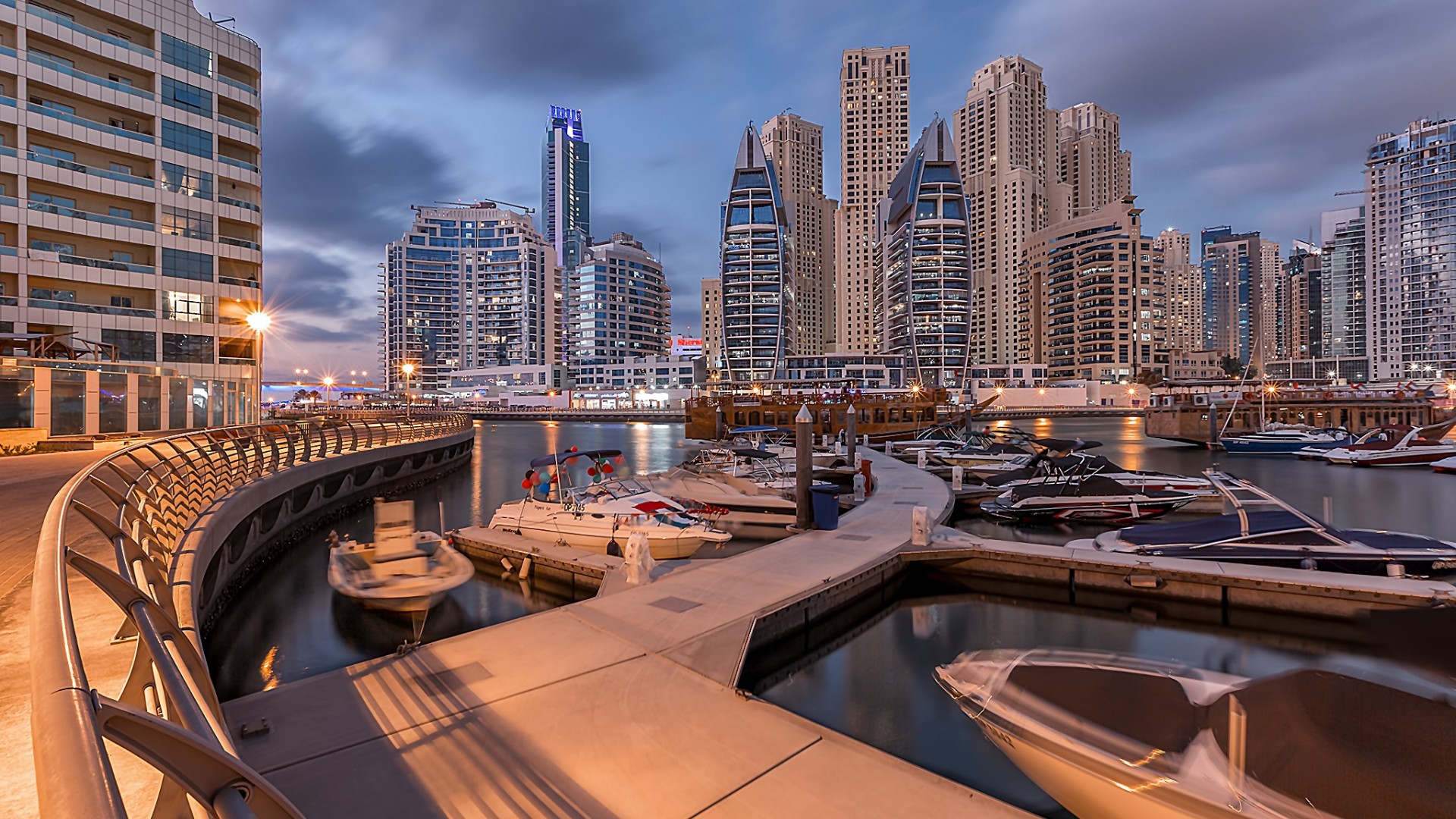 Dubai Marina Wallpaper - Desktop Wallpaper 1080p Hd Dubai , HD Wallpaper & Backgrounds