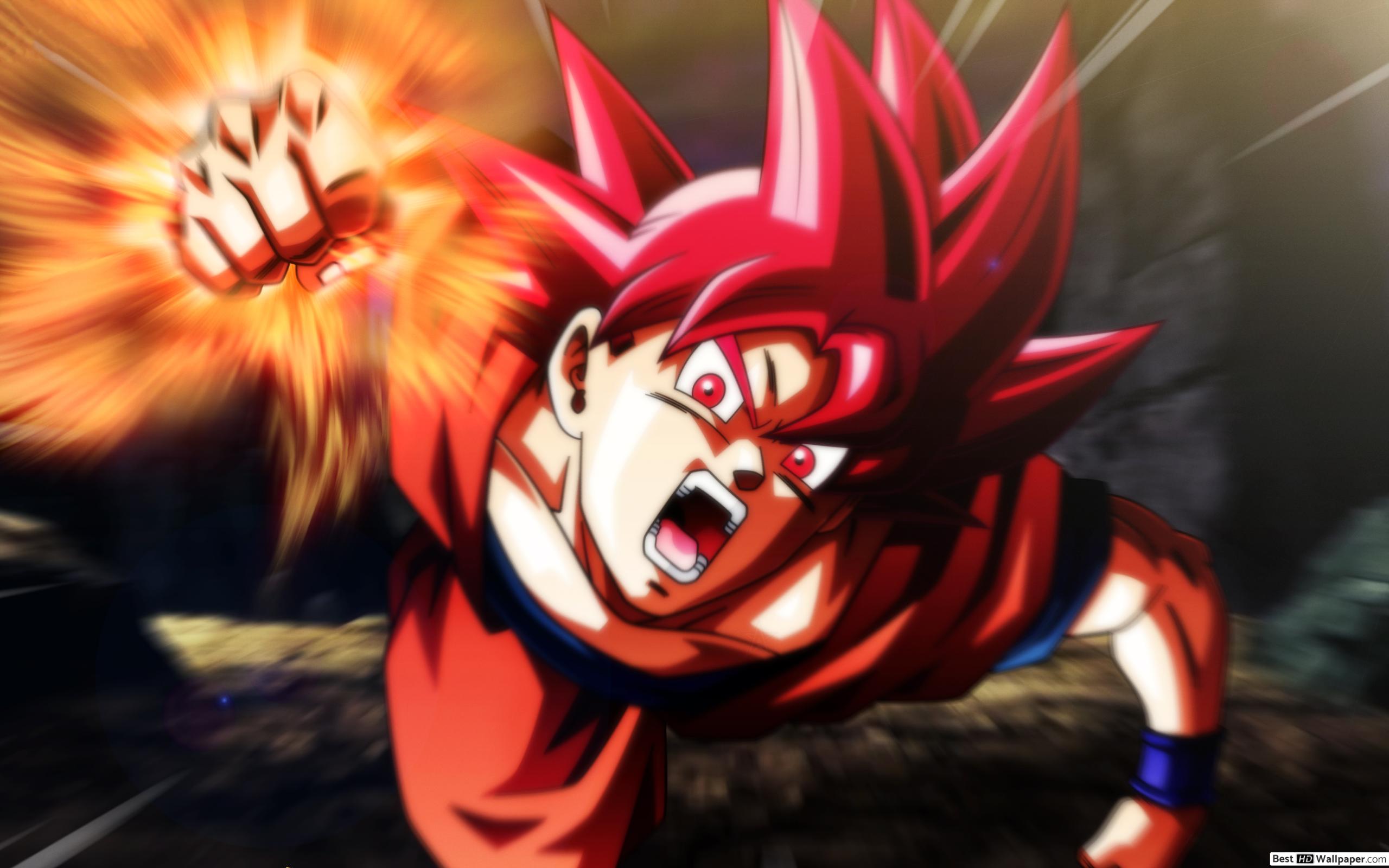 Super Saiyan God Goku Dragon Fist , HD Wallpaper & Backgrounds