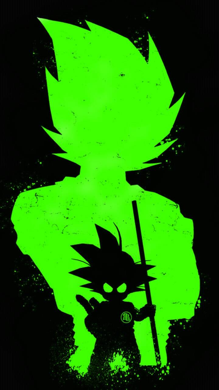 Goku Evolution Green Wallpaper By Water Rock71 3d Free - Kid Goku Wallpaper Phone , HD Wallpaper & Backgrounds
