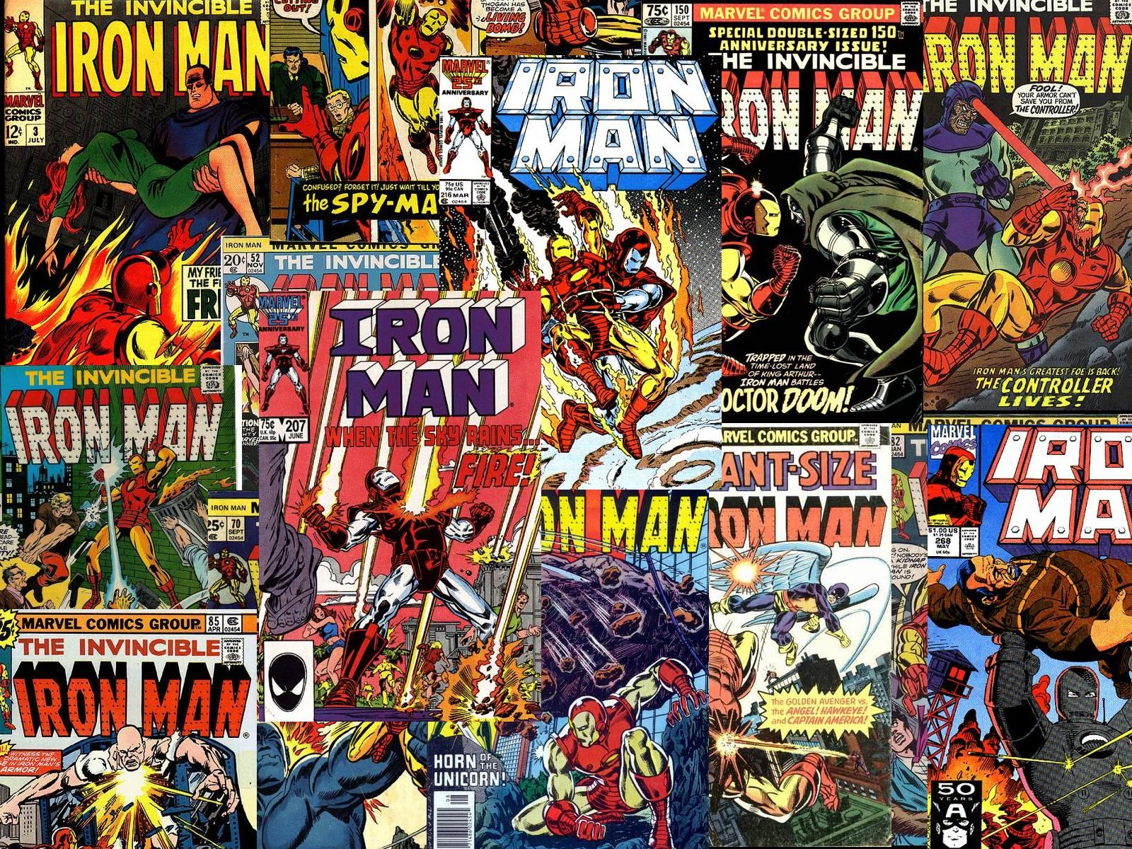 Gallery Marvel Comic Book Wallpaper - Iron Man Comic Background , HD Wallpaper & Backgrounds