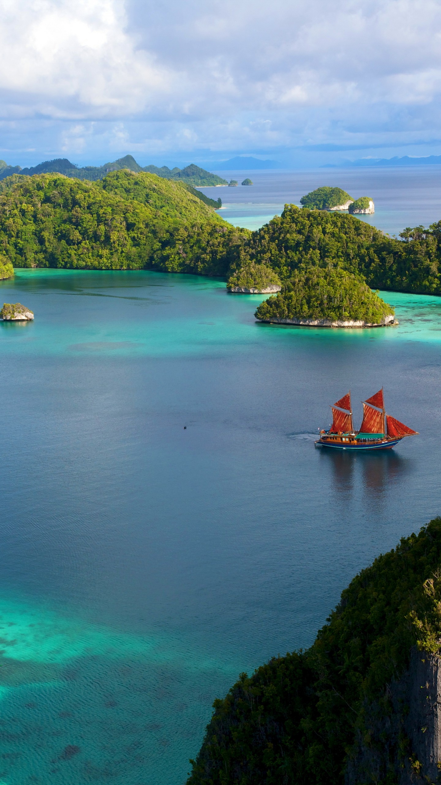 Hd Pemandangan Alam Indonesia - Raja Ampat Wallpaper Iphone , HD Wallpaper & Backgrounds