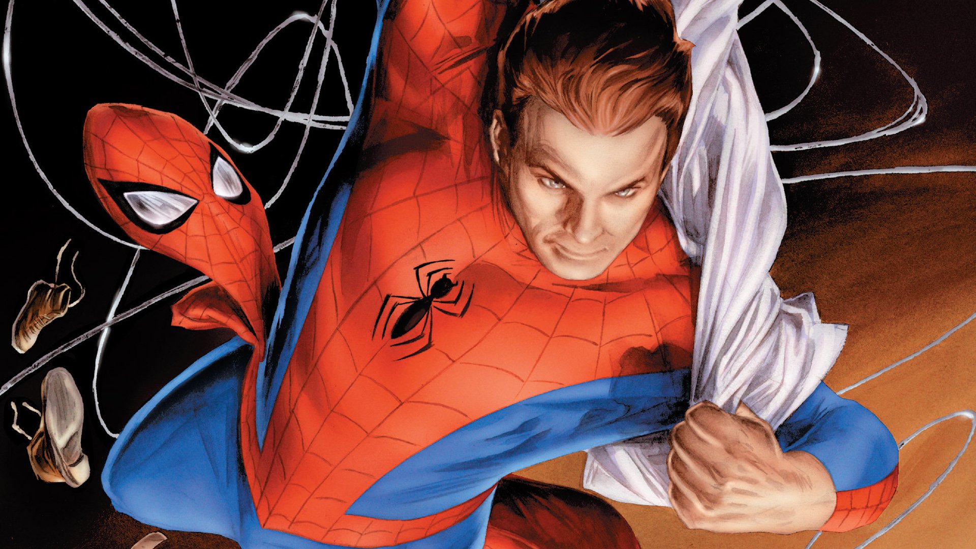 Cool Marvel Wallpapers - Peter Parker Comic Art , HD Wallpaper & Backgrounds
