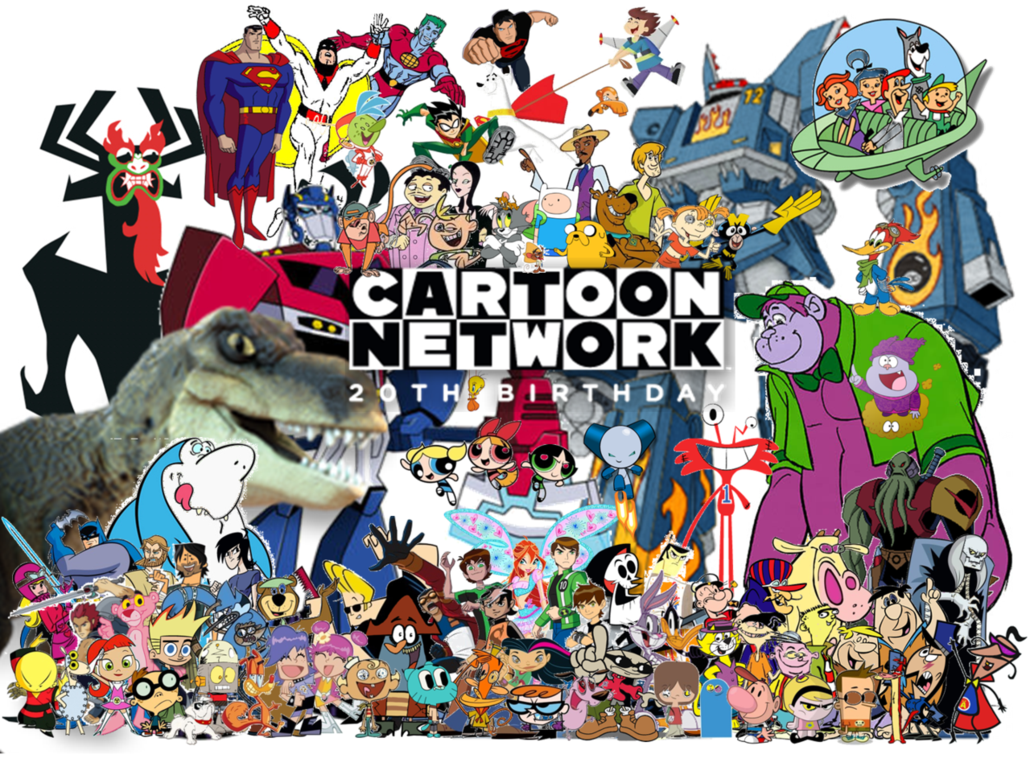 Cartoon Network Wallpaper Desktop 6932 Wallpaper Wallpaperstubecom - Cartoon Network 20th Birthday Poster Characters Anime , HD Wallpaper & Backgrounds