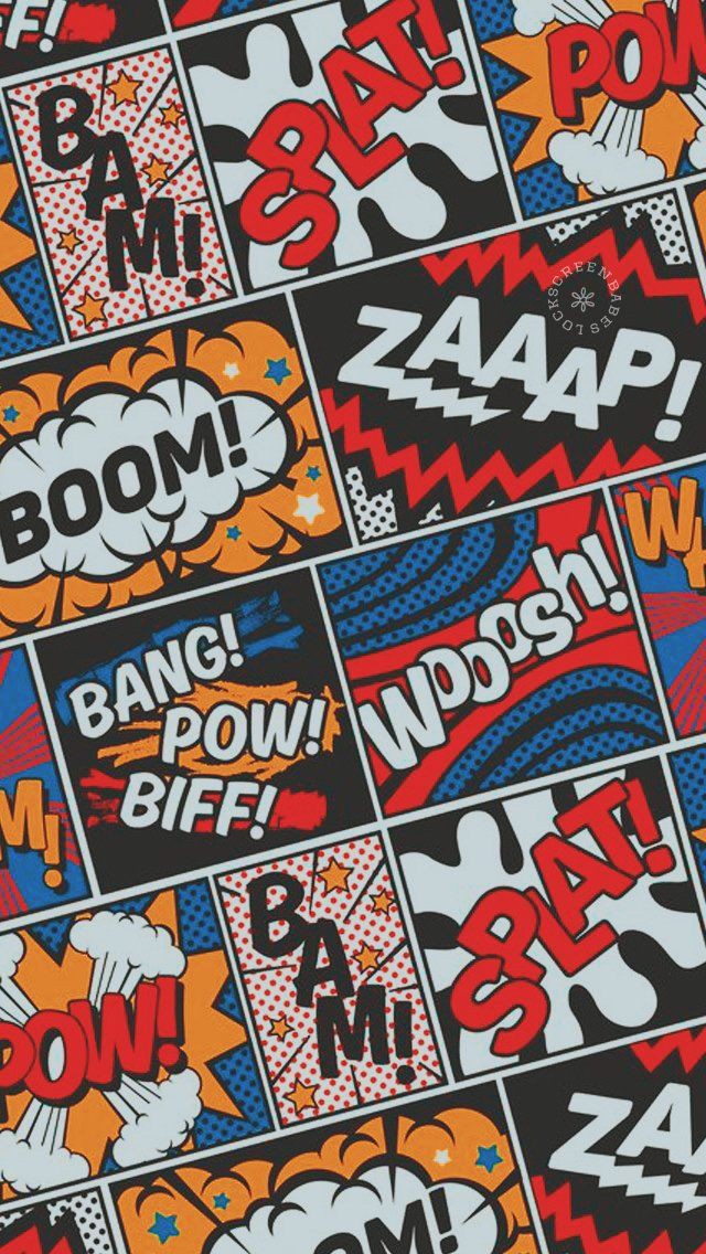 Exclamation, Background, Pop Art And Wallpaper - Comic Marvel Pop Art Background , HD Wallpaper & Backgrounds