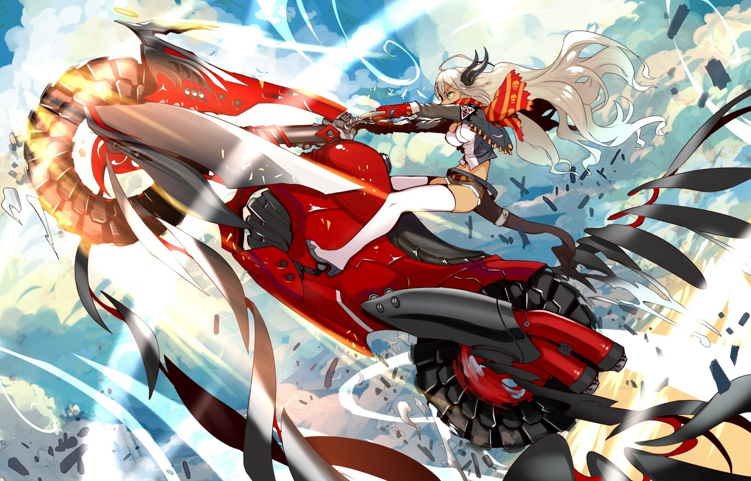 Hot Anime Girl Riding , HD Wallpaper & Backgrounds