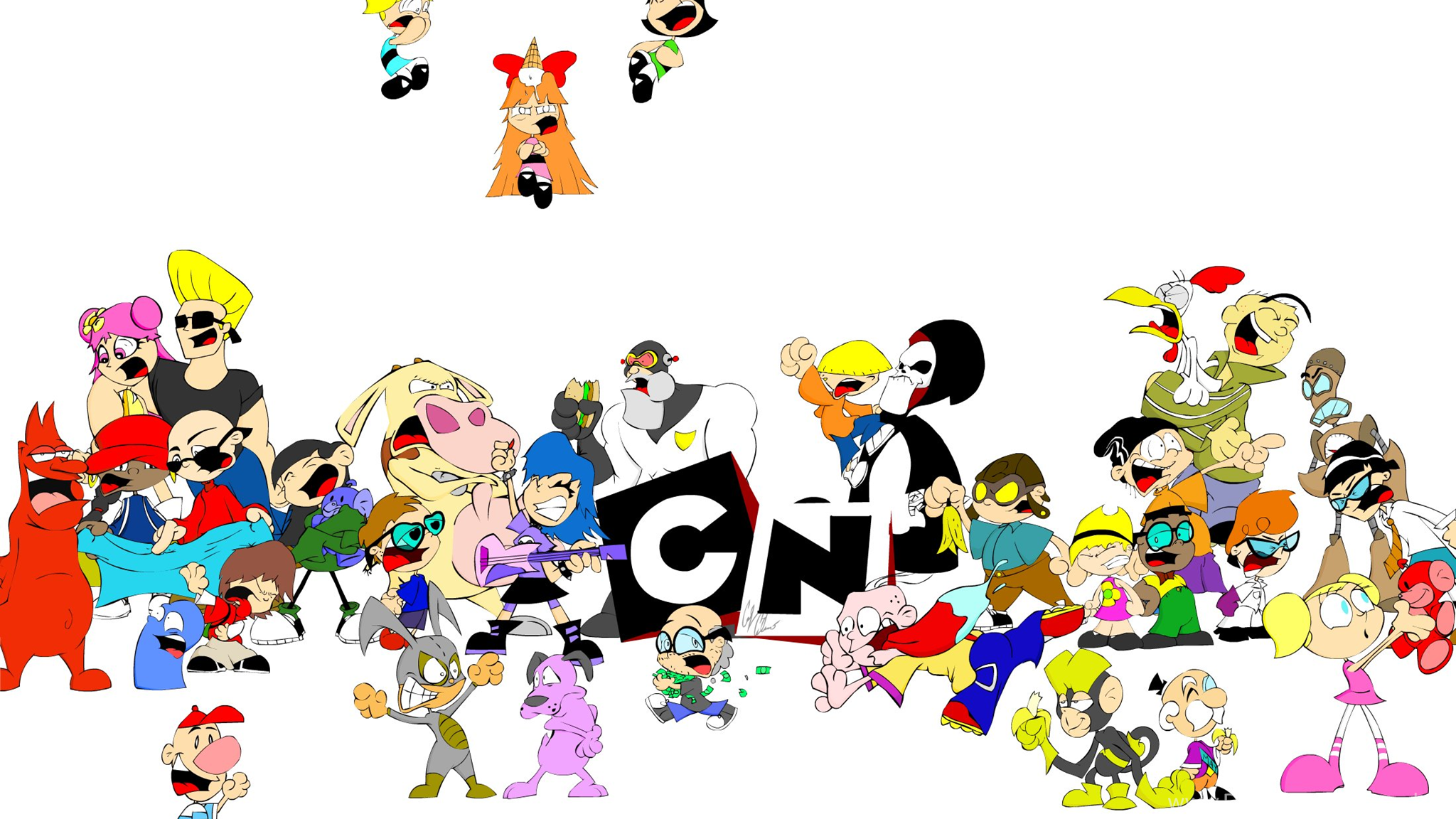 Cartoon Network Wallpapers Wallpapers Cave - Cartoon Network Characters , HD Wallpaper & Backgrounds