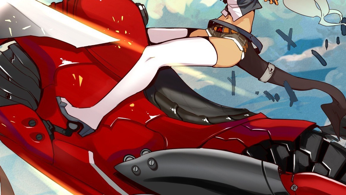 Bike Hot Anime Girl Ride Original Animation Movie Hd - Pixiv Fantasia Gif , HD Wallpaper & Backgrounds