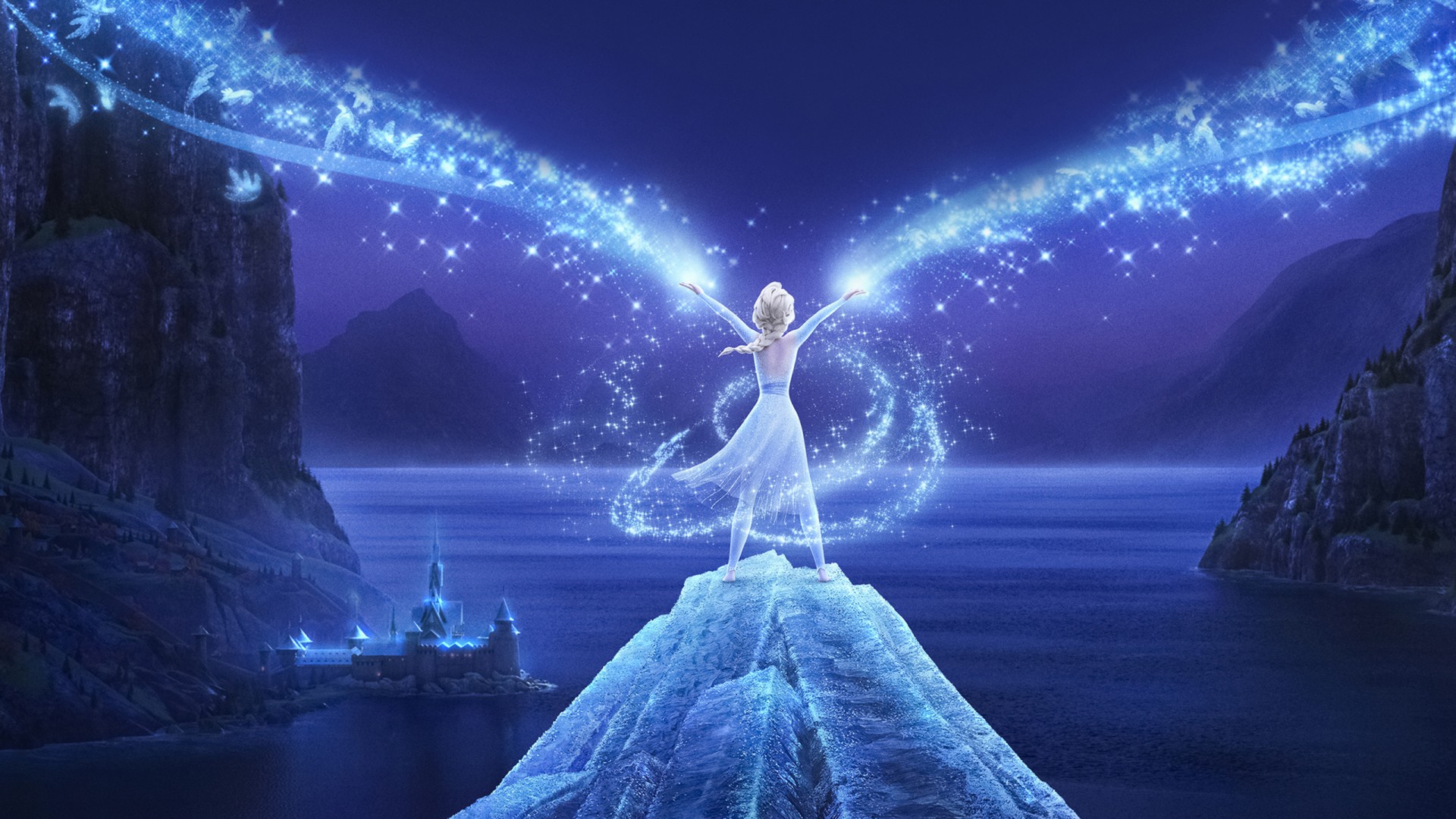 Snow Queen Elsa In Frozen 2 Wallpaper - Frozen 2 Wallpaper Hd , HD Wallpaper & Backgrounds
