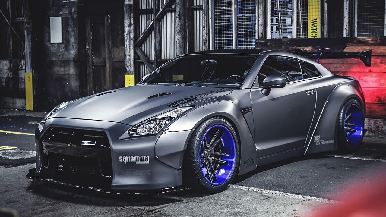 Tuner Cars Wallpaper For Android Apk Download - Nissan Gtr R35 Liberty Walk Body Kit , HD Wallpaper & Backgrounds