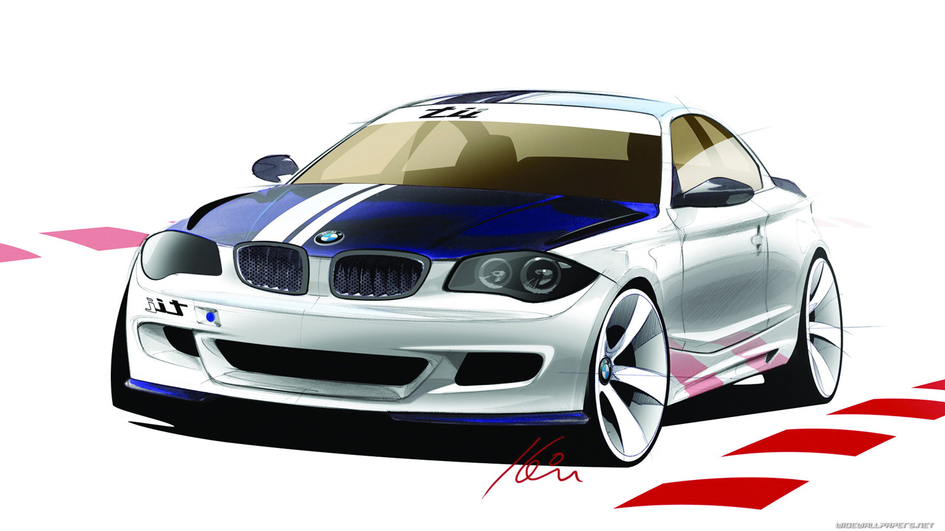 Cars Wide And Hd Car Sketch 277363 Wallpaper Wallpaper - Bmw Black And White , HD Wallpaper & Backgrounds